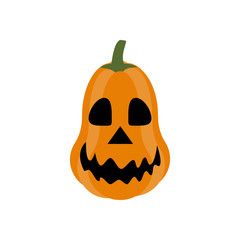 Fototapeta premium Jack-o-lantern pumpkin illustration