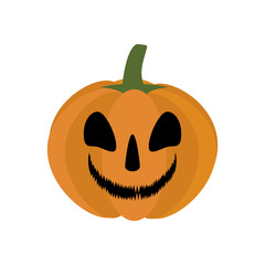 Jack-o-lantern pumpkin illustration