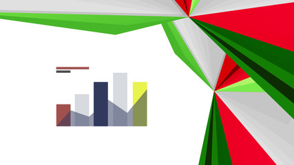 Modern triangle presentation template