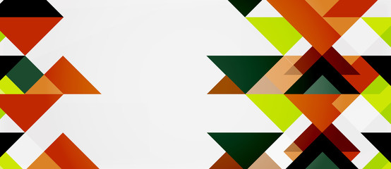 Triangle pattern design background