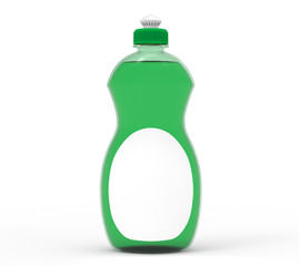 Dishwashing bottle mockup