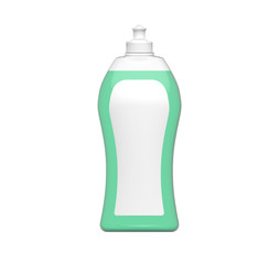 Dishwashing bottle mockup