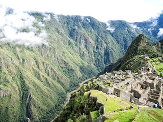 Fototapeta na wymiar Machu Picchu, the sacred city of Incas, Peru