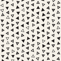 Seamless primitive jumble minimalism patterns. Randomly scattered geometric shapes. Abstract background design