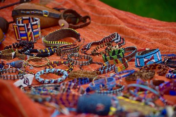 マサイ族の工芸品