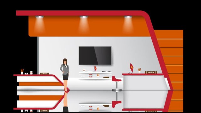 Alpha Channel Business man Marketing Strategy 