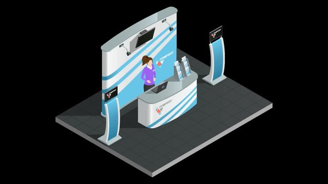 Alpha Channel Business man Marketing Strategy 
