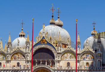 Fototapeta na wymiar Venice - Basilica di San Marco - Closeup
