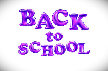 Phrase Back to school on white background. Lettering. Color art. Handwritten symbol for t-shirt design, poster, web design, print