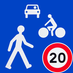 panneau de zone de rencontre