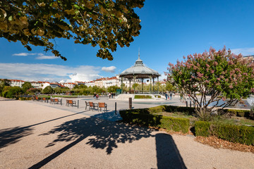 The famous music dome on the 'Champ de Mars' of the city Valence in France - obrazy, fototapety, plakaty