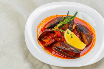 Fresh mussels