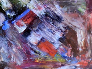 Abstraction on canvas