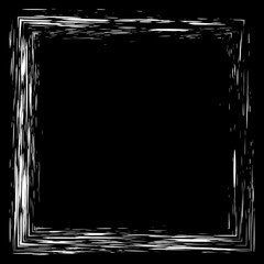 Grunge hand drawn splash  paintbrush squares. Curved brush stroke