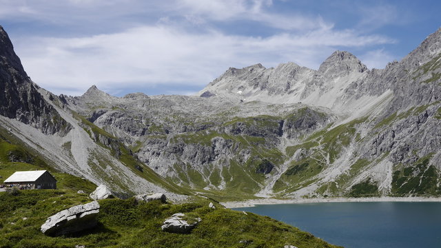 Schesaplanamassiv am L&uuml;nersee in Vorarlberg