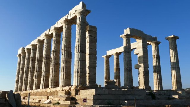 Temple of Poseidon at Cape Sounio Greece