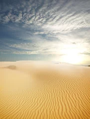 Papier Peint photo Sécheresse paysage de désert de sable