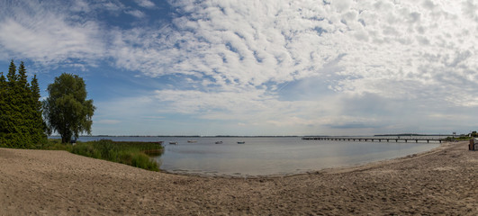 View of the pier in Dranske