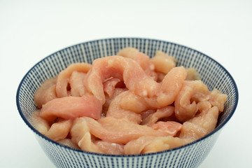 Hähnchenfleisch Putenfleisch roh und frisch