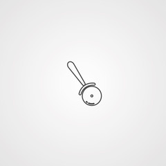 Pizza cutter icon