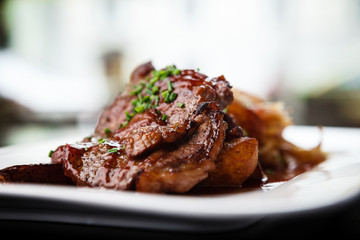 Pork with potato