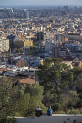 City of Barcelona cityscape in Catalonia