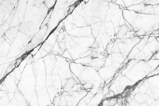 White marble texture and background for design pattern artwork.