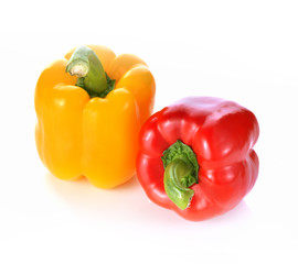 Sweet pepper isolated on white background