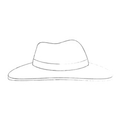 farmer hat isolated icon vector illustration design