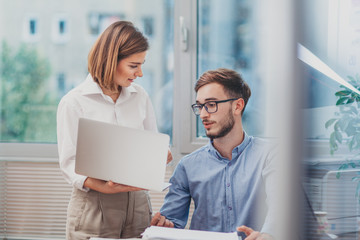 Business team working at the office