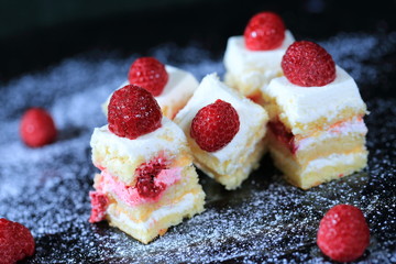 Elegant dessert.