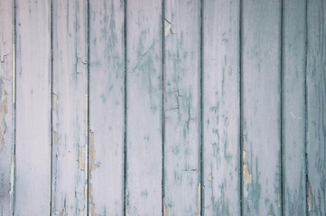 Distressed grey blue wood panel background