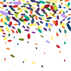 vector background with color circles