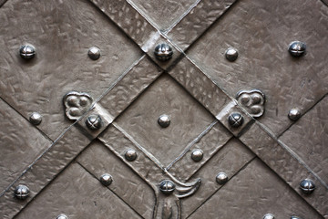 Medieval metallic texture. 