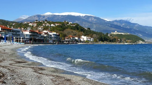 Beach in Platamonas Greece
