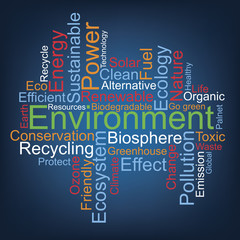 Environment word cloud