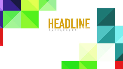 Modern geometric presentation background