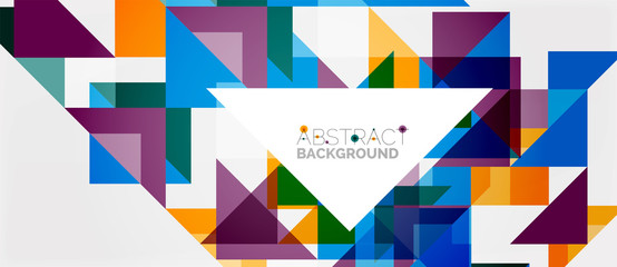 Triangle pattern design background