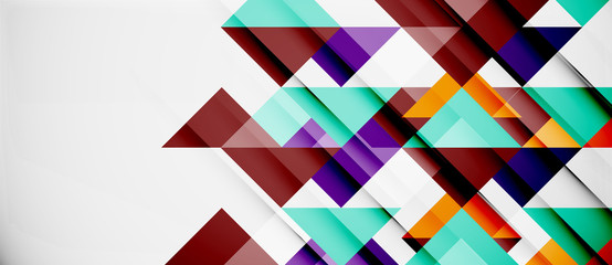 Triangle pattern design background