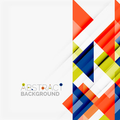 Obraz premium Triangle pattern design background