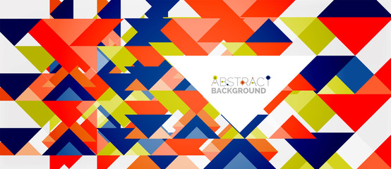 Triangle pattern design background