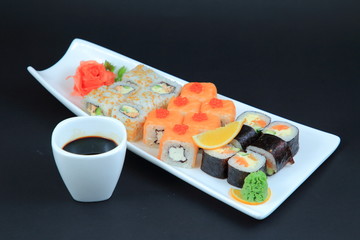 Japanese seafood sushi