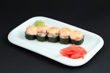 Japanese seafood sushi