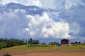 Fototapeta premium panorama del Monferrato, Piemonte, Italia