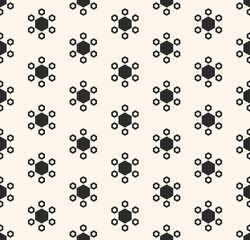 Floral geometric texture. Honeycomb seamless pattern. Simple hexagon background