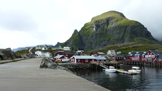 The village A in Norway