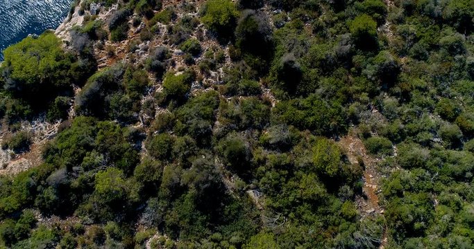 paysage de falaise en espagne