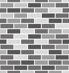 Seamless brick wall background. Brick pattern. Vector