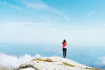 Girl On Mountain