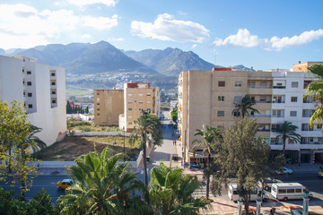 Africa, Morocco, Tanger, city, cars and urban view.  2013